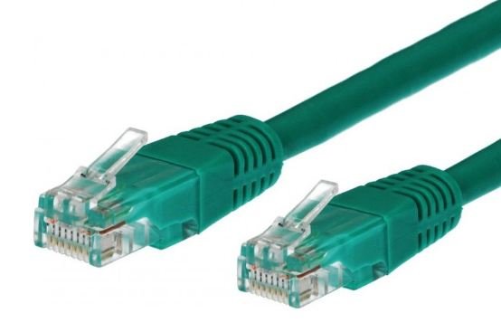 TB Touch Patch kabel, UTP, RJ45, cat5e, 0,5m, zelený - obrázek produktu