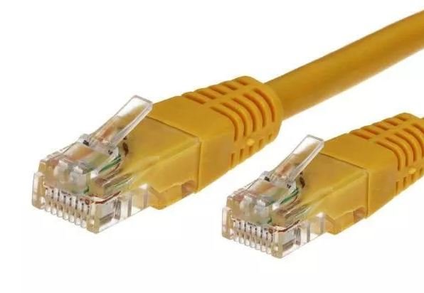 TB Touch Patch kabel, UTP, RJ45, cat6a, 1m, žlutý - obrázek produktu