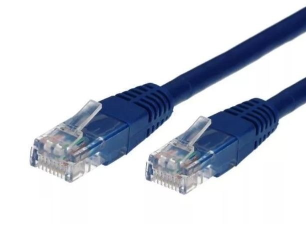TB Touch Patch kabel, UTP, RJ45, cat6a, 1m, modrý - obrázek produktu