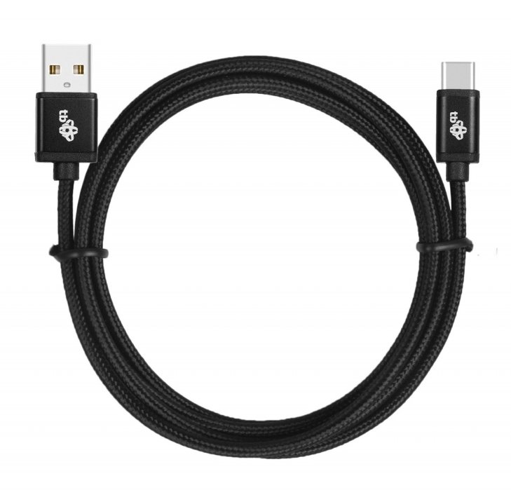 TB Touch USB - USB C kabel, 1,5m, černý - obrázek č. 2