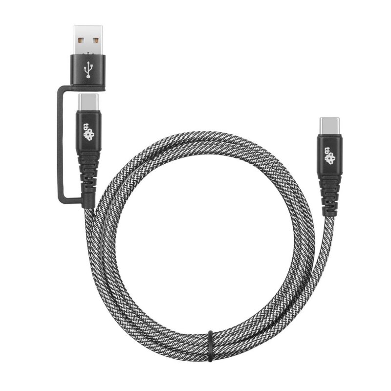 TB Touch 2v1 kabel USB-C - USB C s USB A, 1,2m - obrázek č. 4