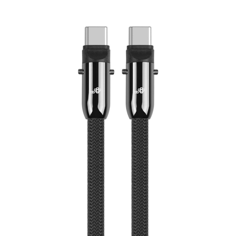 TB USB-C 2v1 kabel, 1m, černý - obrázek č. 2