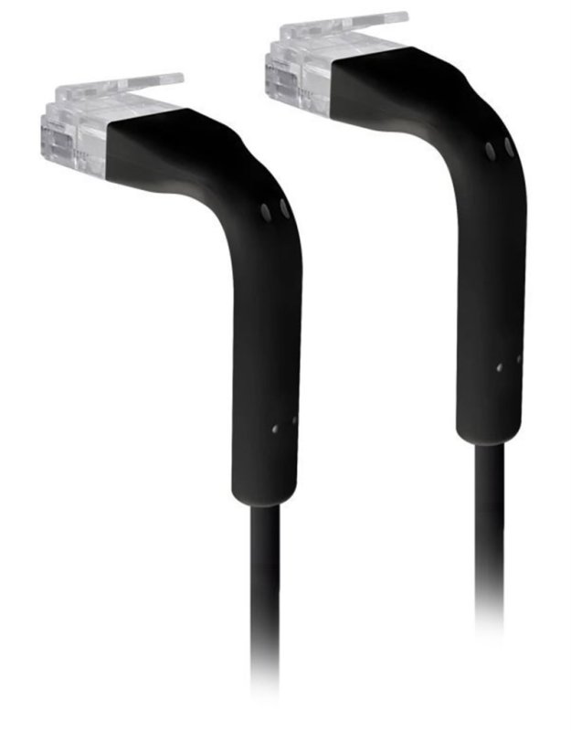 Ubiquiti U-Cable-Patch-RJ45-BK-50, Ethernet Patch Kabel, 0,1m (0,22m s konektory),Cat6, černý (50ks) - obrázek produktu