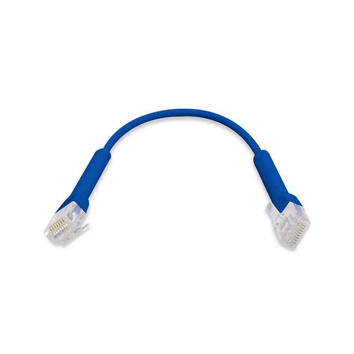 Ubiquiti U-Cable-PATCH-RJ45,Eth Patch Kabel,0,22m, Cat6, modrý - obrázek č. 1