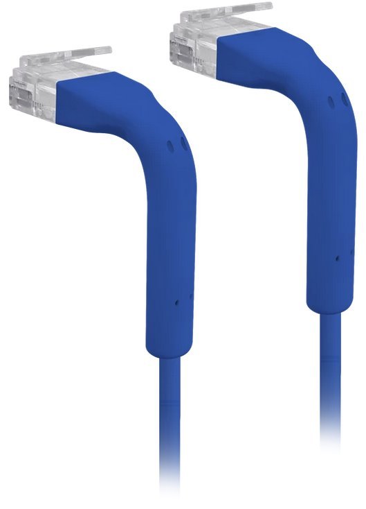 Ubiquiti U-Cable-Patch-RJ45-BL-50, UniFi Ethernet Patch Kabel, 0,22m, Cat6, modrý (50ks) - obrázek produktu