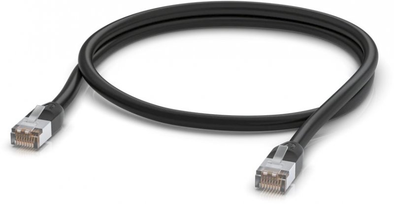 Ubiquiti UACC-Cable-Patch-Outdoor-1M-BK, Venkovní UniFi patch kabel, 1m, Cat5e, černý - obrázek produktu