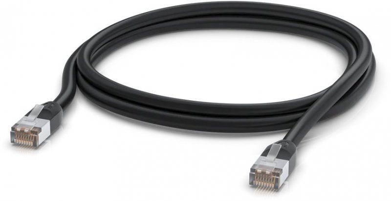 Ubiquiti UACC-Cable-Patch-Outdoor-2M-BK, Venkovní UniFi patch kabel, 2m, Cat5e, černý - obrázek produktu