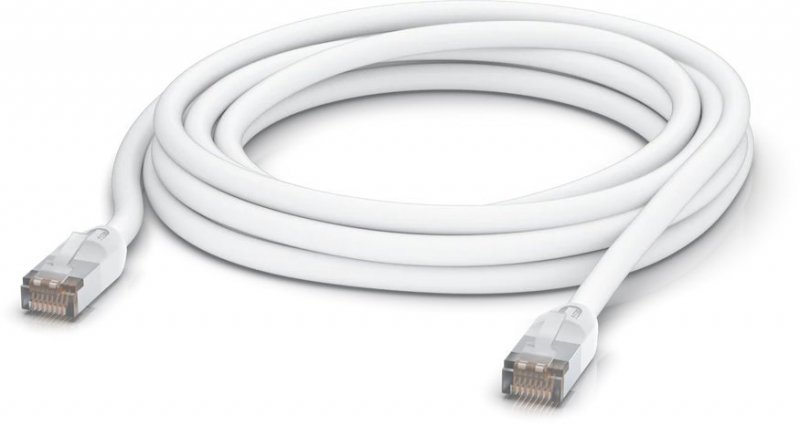 Ubiquiti UACC-Cable-Patch-Outdoor-5M-W, Venkovní UniFi patch kabel, 5m, Cat5e, bílý - obrázek produktu