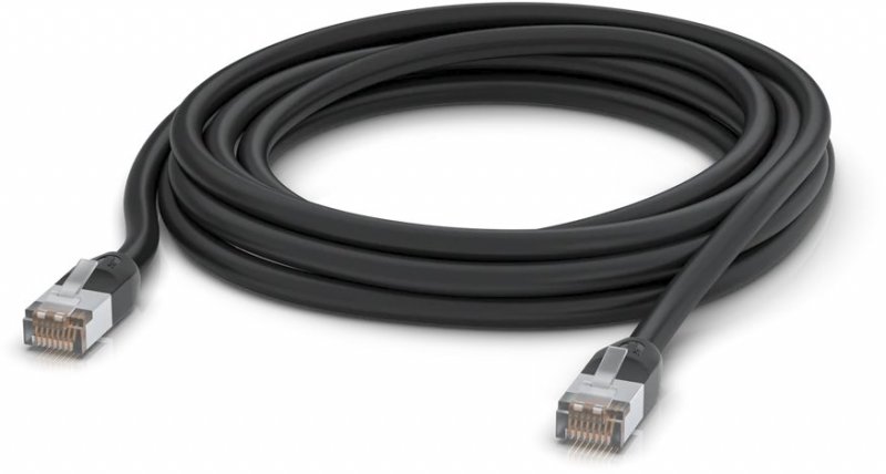 Ubiquiti UACC-Cable-Patch-Outdoor-8M-BK, Venkovní UniFi patch kabel, 8m, Cat5e, černý - obrázek produktu