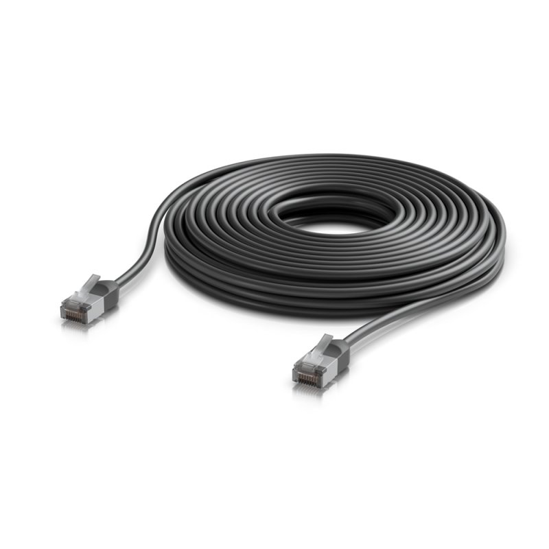 Ubiquiti UACC-Cable-Patch-Outdoor-C6A-12M-BK, UniFi Premium Patch Cable Outdoor, 12m, černá - obrázek produktu
