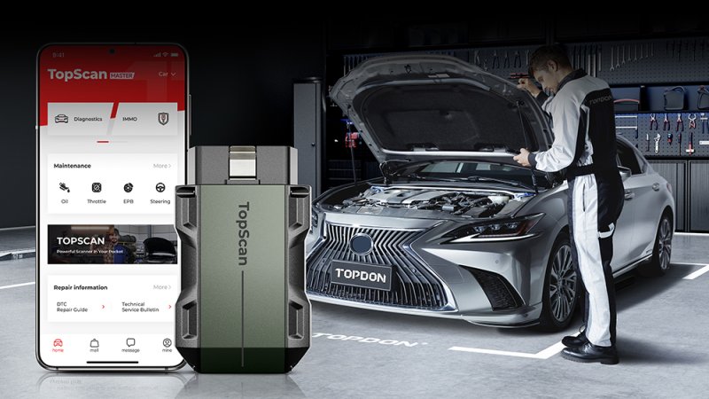 TOPDON diagnostické zařízení TopScan Master / Bluetooth / Android / iOS / 30 funkcí / Detekce chyb - obrázek č. 6