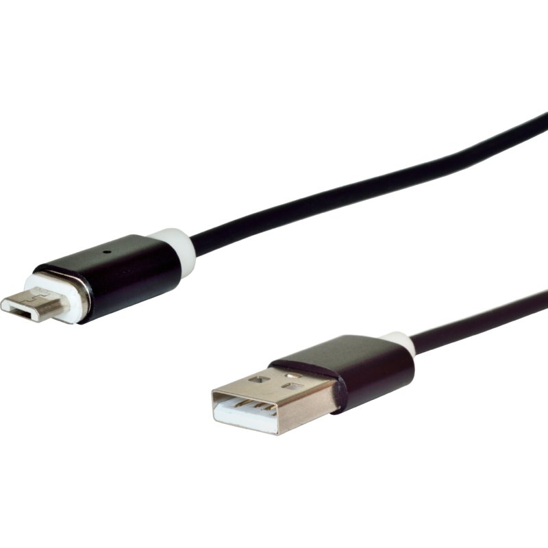 Datový kabel micro USB, magnetický, nabíjecí, 1.8 m - obrázek č. 1
