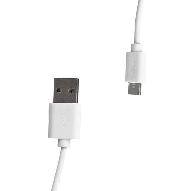 WE Datový kabel micro USB 100cm bílý - obrázek produktu