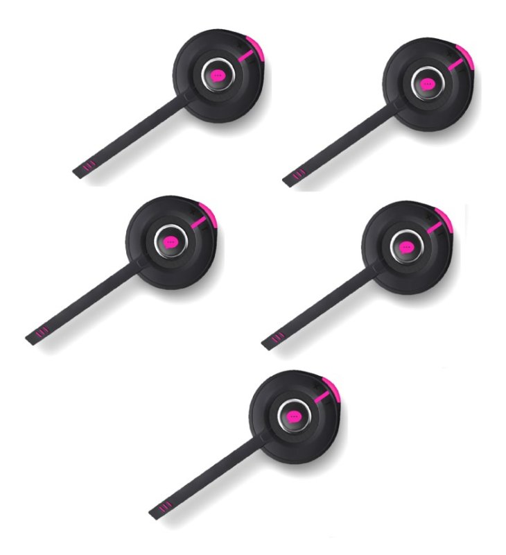 VoCoVo S4 Headsets CZ - 5 Pack - obrázek produktu