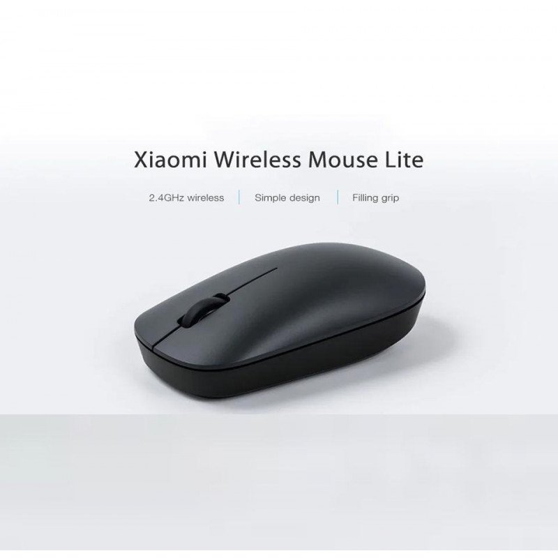 Xiaomi Wirelles Mouse Lite/ Kancelářská/ Optická/ Bezdrátová USB/ Černá - obrázek č. 7