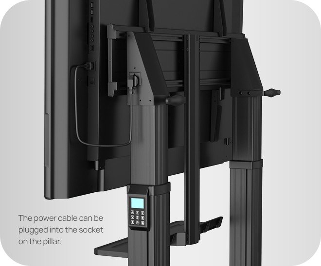 Yealink motorizovaný pojízdný stojan pro zobrazovací zařízení Yealink - obrázek č. 2
