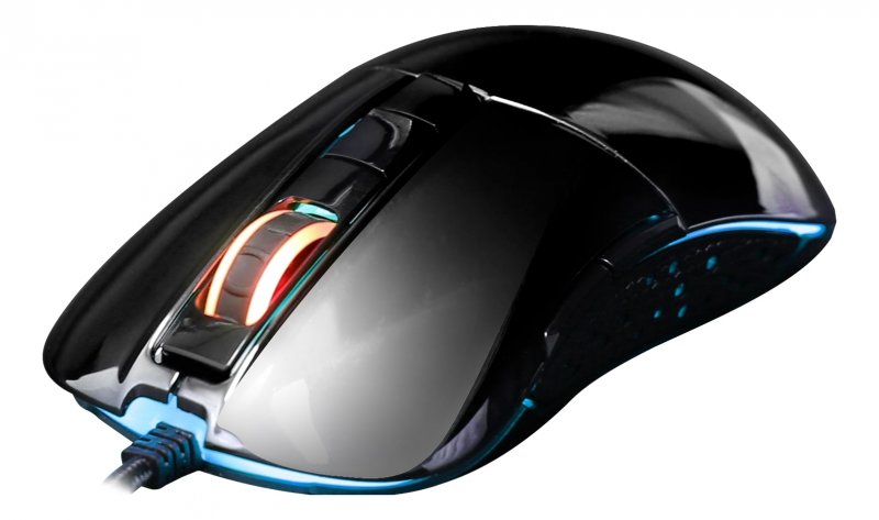 myš optická Zalman ZM-GM5  - 4000 DPI, RGB LED, černá, USB - obrázek č. 1