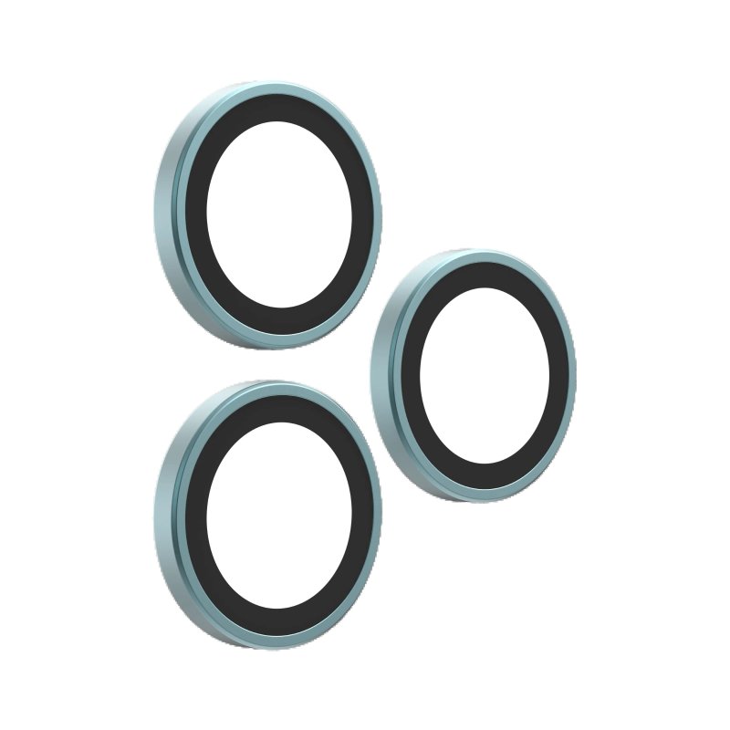 Glass Elite Anti-Reflective Camera Rings for Apple iPhone 18 Pro Max  /  18 Pro - Blue - obrázek č. 1