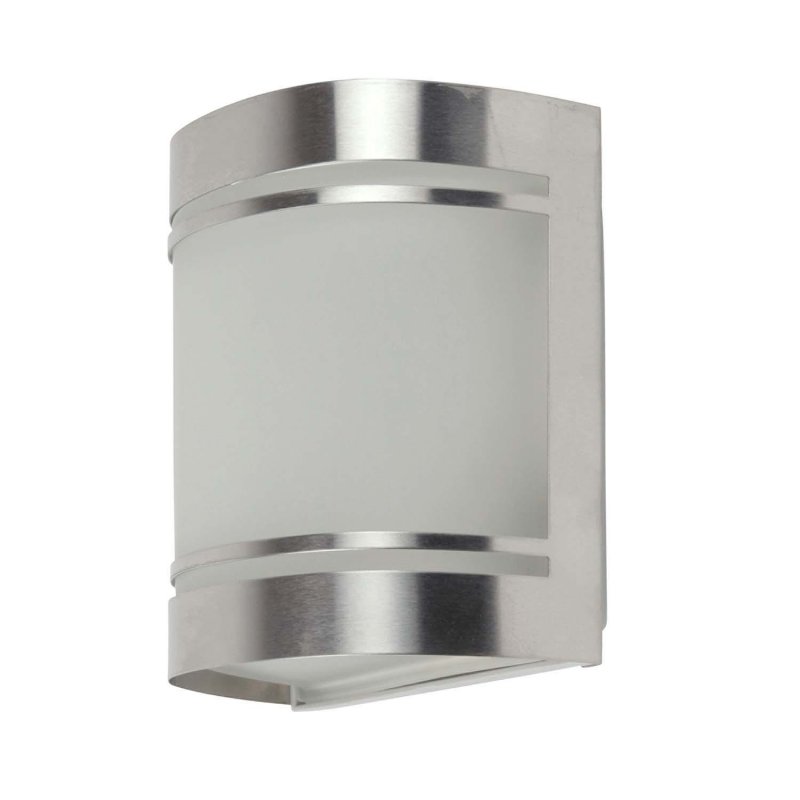 LED Venkovní Nástěnné Svítidlo Stříbrná - obrázek produktu
