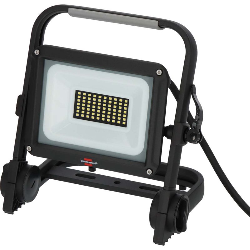 Mobilní LED stavební lampa JARO 4060 M / LED nouzové osvětlení pro venkovní 30W (pracovní světlo s 3m kabelem a rychloupínáním, - obrázek č. 1
