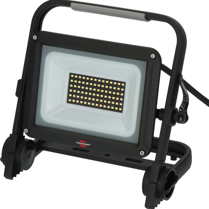 Mobilní LED stavební lampa JARO 7060 M / LED reflektor 50W pro venkovní použití (pracovní LED lampa s 5m kabelem, LED nouzové os - obrázek č. 1