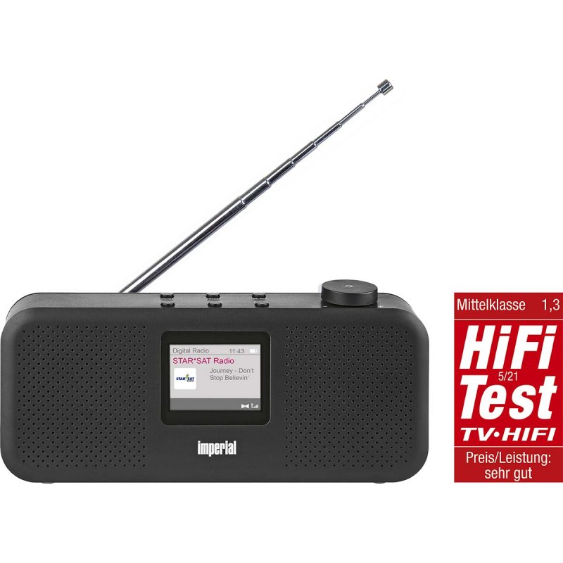 Stereofonní rádio DABMAN 16 DAB+ / FM Black 22-126-10 - obrázek č. 1