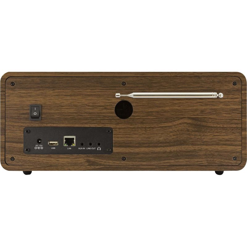 DABMAN i200 (V2) Multifunkční stereofonní rádio DAB+ / FM / Internet Vzhled dřeva 22-230-00 - obrázek č. 4