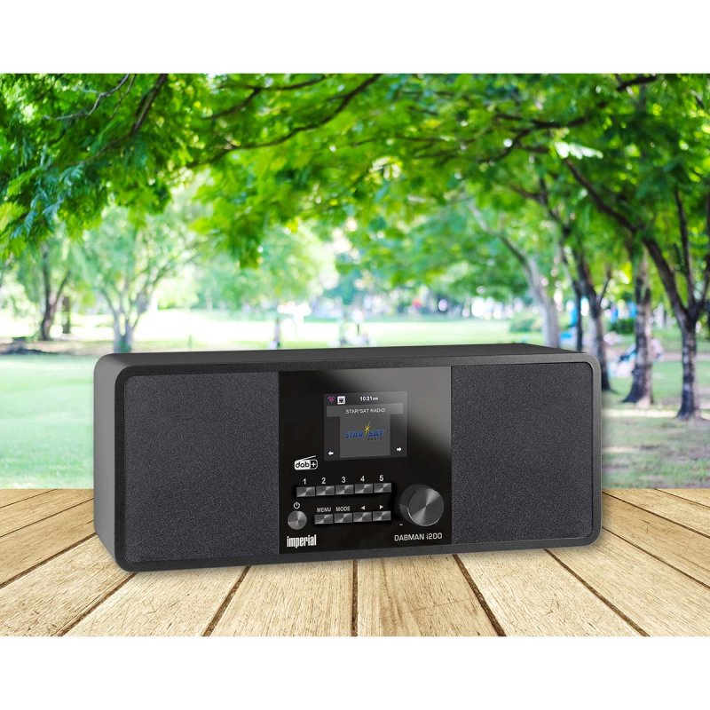 DABMAN i200 (V2) Multifunkční stereofonní rádio DAB+ / FM / Internet Black 22-231-00 - obrázek č. 8