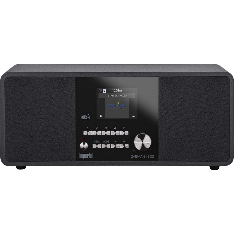 DABMAN i200 (V2) Multifunkční stereofonní rádio DAB+ / FM / Internet Black 22-231-00 - obrázek č. 1