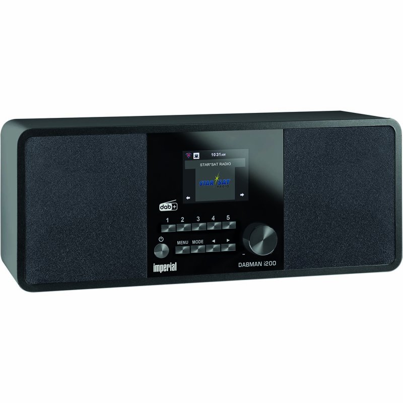DABMAN i200 (V2) Multifunkční stereofonní rádio DAB+ / FM / Internet Black 22-231-00 - obrázek č. 5