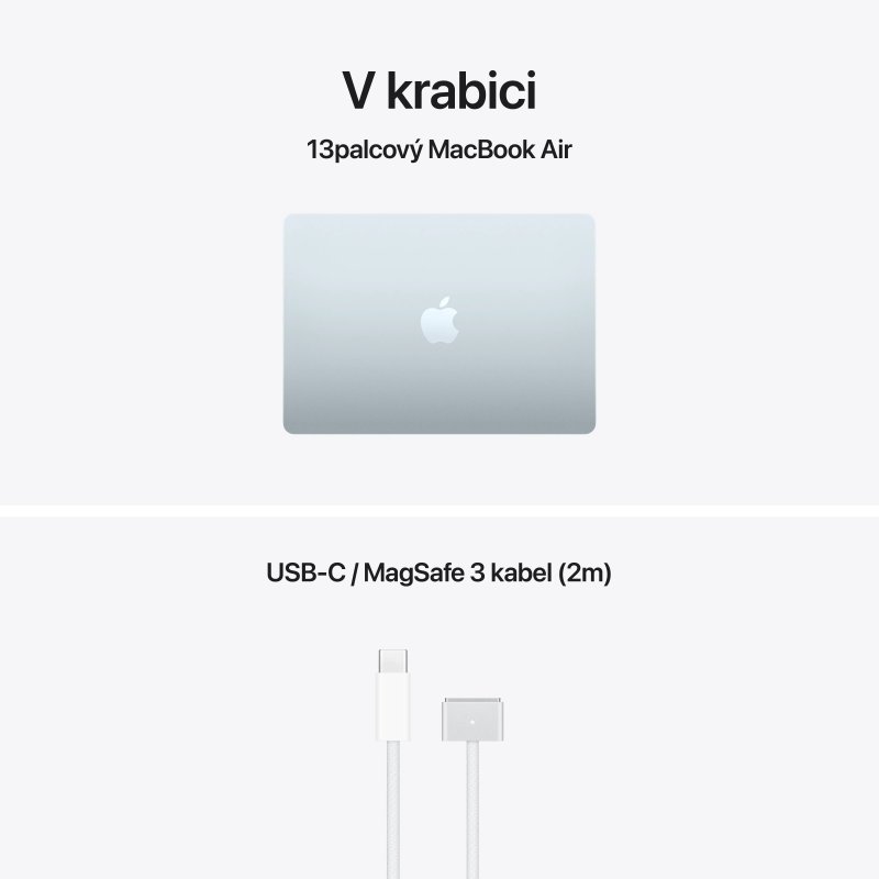 Apple MacBook Air 13" / M5 / 13,6" / 2560x1664 / 16GB / 1TB / M5 / Tahoe / Sky Blue - obrázek č. 2