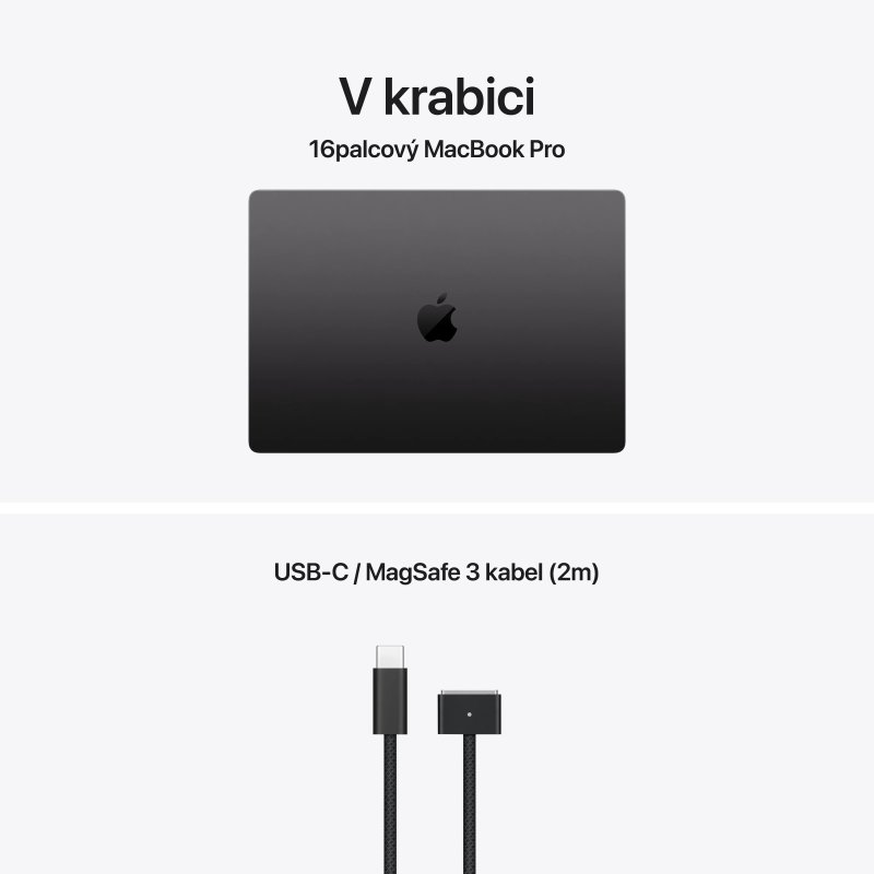 Apple MacBook Pro 16" / M5 Pro / 16,2" / 3456x2234 / 24GB / 1TB / M5 Pro / Tahoe / Space Black - obrázek č. 2