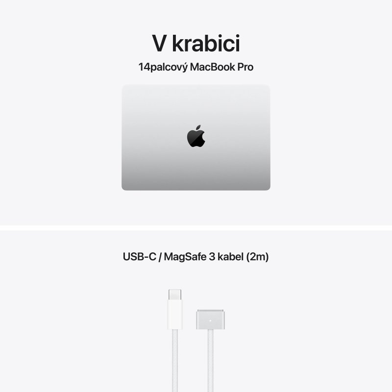 Apple MacBook Pro 14" / M5 Pro / 14,2" / 3024x1964 / 24GB / 2TB / M5 Pro / Tahoe / Silver - obrázek č. 2