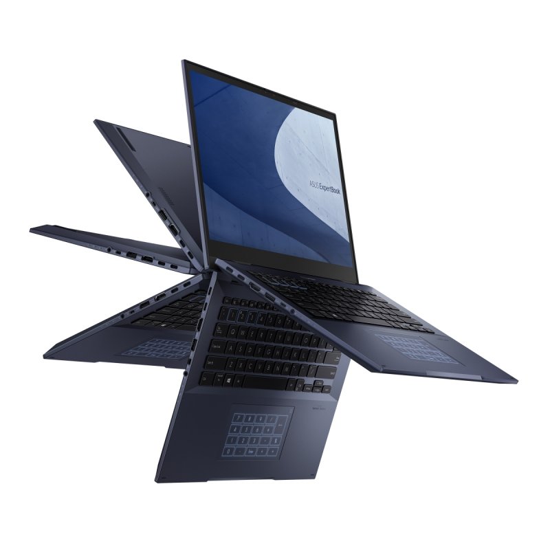 Asus ExpertBook B7 Flip/ B7402/ i5-1155G7/ 14"/ 2560x1600/ T/ 16GB/ 1TB SSD/ Iris Xe/ W11P/ Black/ 2R - obrázek č. 1