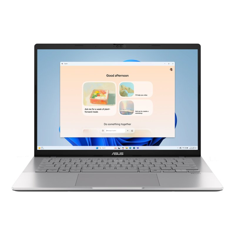 ASUS Vivobook S14 stříbrný - Ryzen AI 7, 16 GB, 512 GB SSD, 14", Windows 11 Home - obrázek produktu
