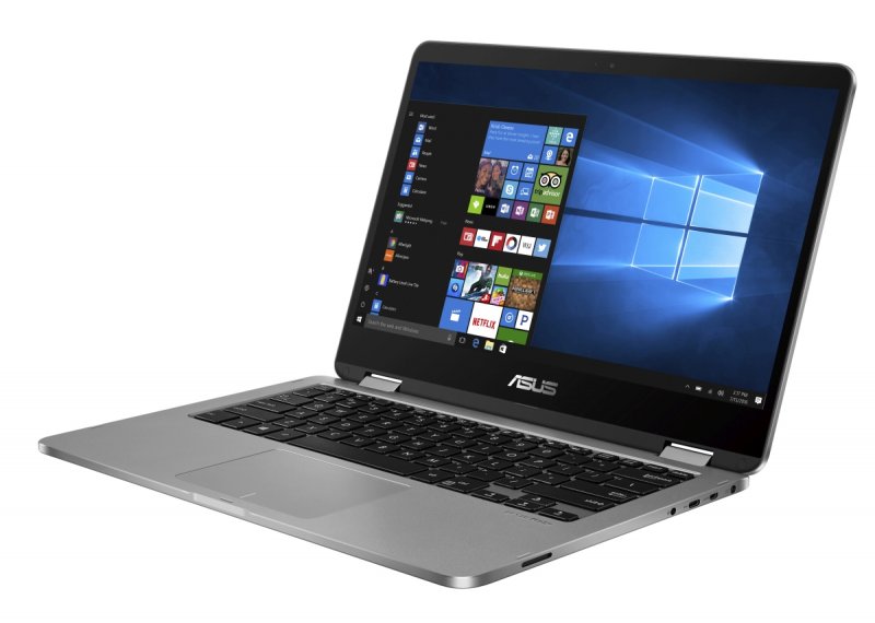 ASUS Vivobook Flip 14/ TP401/ N5030/ 14"/ 1366x768/ T/ 4GB/ 128GB eMMC/ UHD/ W11S/ Silver/ 2R - obrázek č. 1