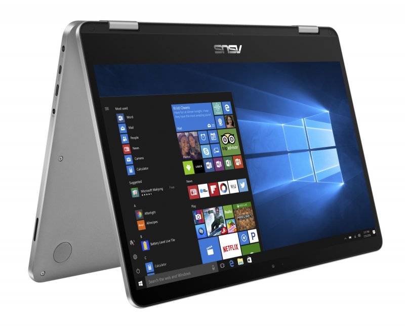 ASUS Vivobook Flip 14/ TP401/ N5030/ 14"/ 1366x768/ T/ 4GB/ 128GB eMMC/ UHD/ W11S/ Silver/ 2R - obrázek č. 4