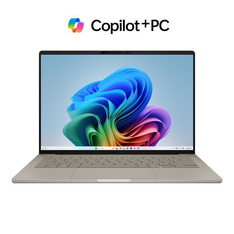 ASUS Zenbook A14 zlatý - Snapdragon X, 32 GB, 512 GB SSD, 14", Windows 11 Home - obrázek produktu
