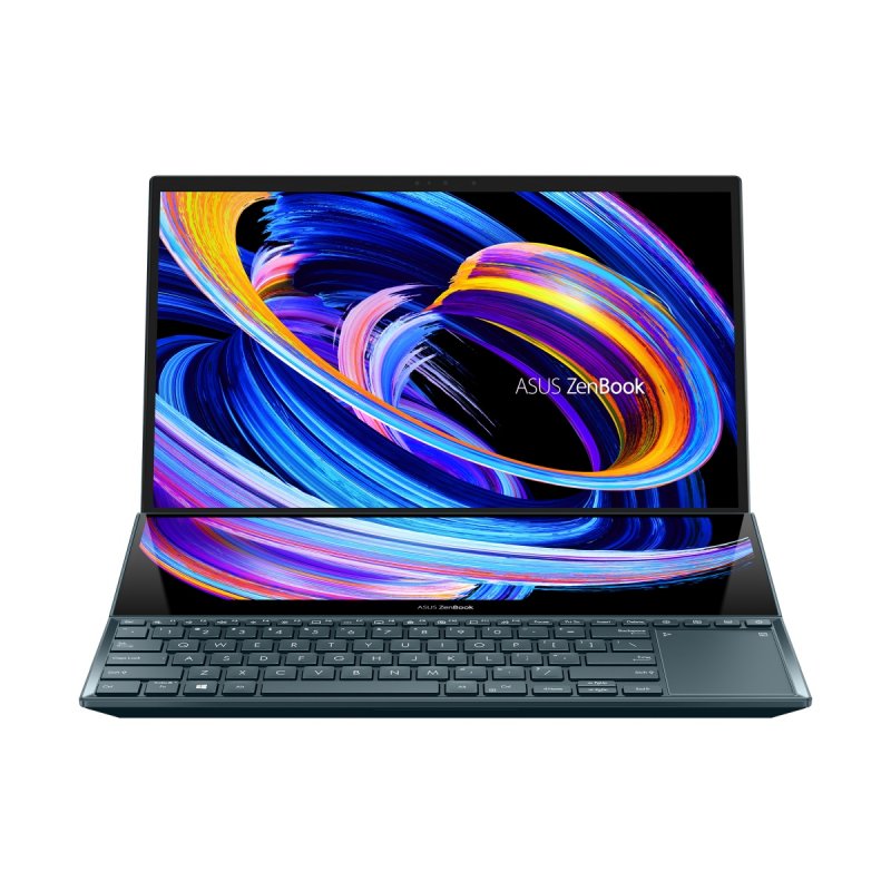 ASUS Zenbook Pro Duo 15 OLED/ UX582/ i7-11800H/ 15,6"/ 4K/ T/ 16GB/ 1TB SSD/ RTX 3060/ W11H/ Blue/ 2R - obrázek produktu