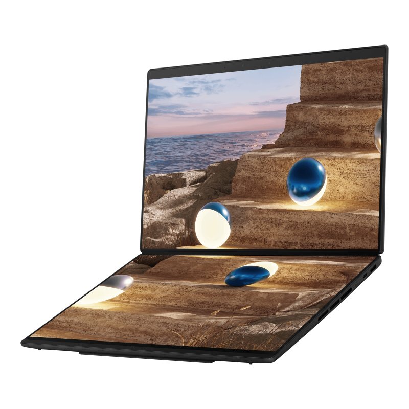 ASUS Zenbook Duo 14 OLED / UX8407AA-OLED152W / U9-386H / 14" / 2880x1800 / T / 32GB / 1TB / Intel int / W11H / Gray - obrázek č. 4
