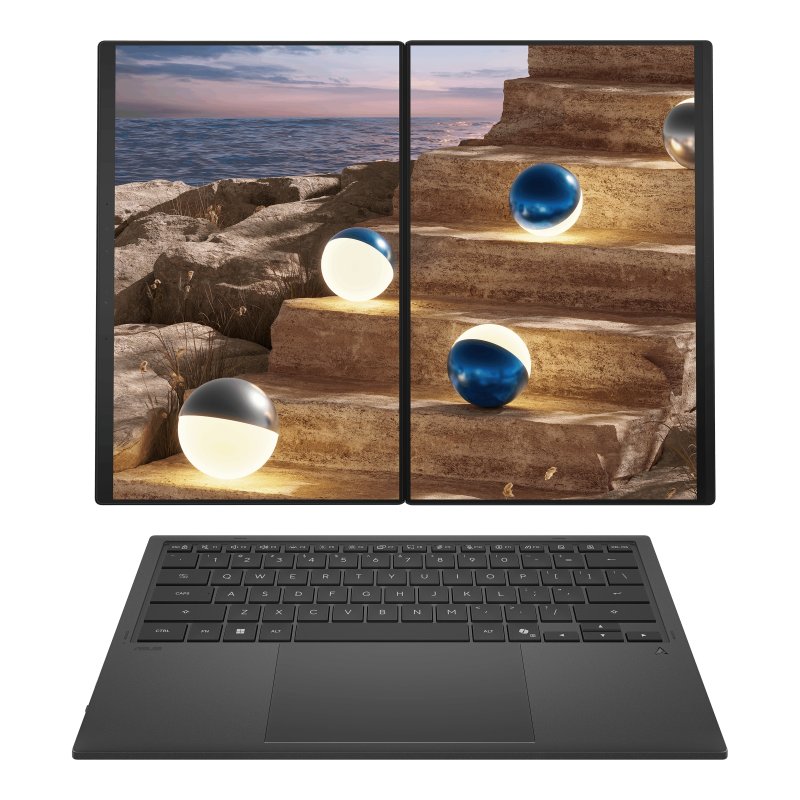 ASUS Zenbook Duo 14 OLED / UX8407AA-OLED152W / U9-386H / 14" / 2880x1800 / T / 32GB / 1TB / Intel int / W11H / Gray - obrázek č. 8