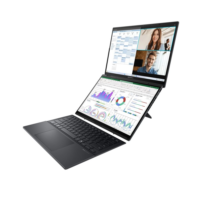 ASUS Zenbook Duo 14 OLED / UX8406CA-OLED304WZ / U9-285H / 14" / WUXGA / T / 32GB / 1TB / Intel int / W11H / Gray - obrázek č. 1