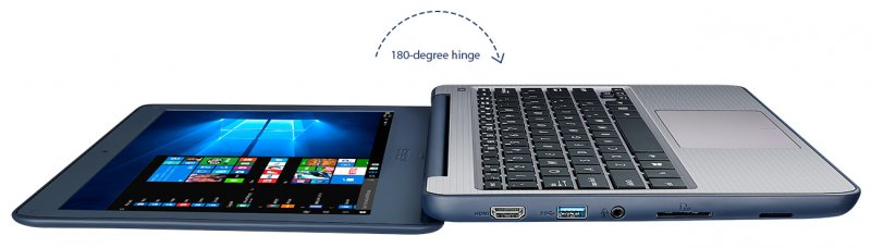ASUS Vivobook EDU W202/ 11,6"/ Intel N3350 (2C/ 2T)/ 4GB/ 64GB eMMC/ CR/ W10P/ Blue/ 2Y PUR - obrázek č. 3