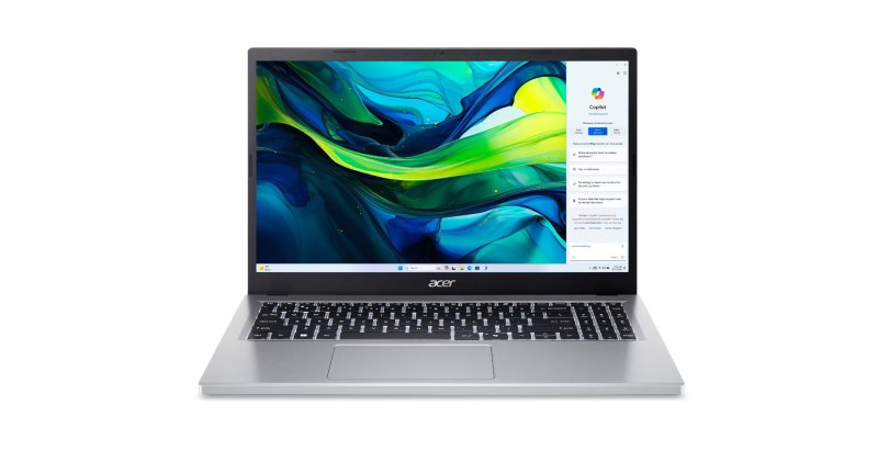 Acer Aspire Go 15 / AG15-32P-C3L4 / N150 / 15,6" / FHD / 16GB / 512GB SSD / UHD / W11H / Silver - obrázek produktu