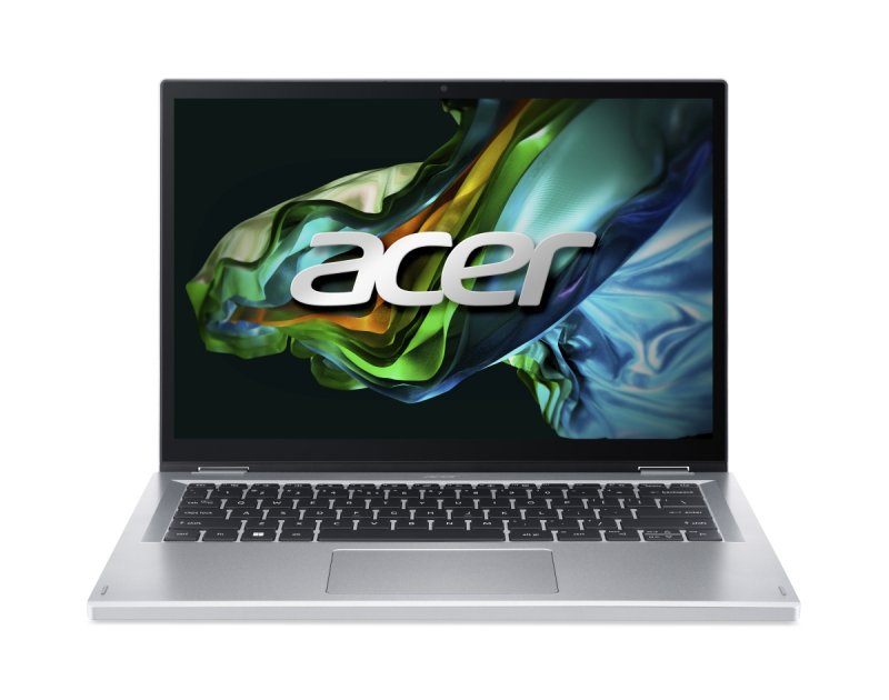 Acer Aspire 3/ Spin 14/ i3-N305/ 14"/ WUXGA/ T/ 8GB/ 512GB SSD/ UHD Xe/ W11H/ Silver/ 2R - obrázek produktu