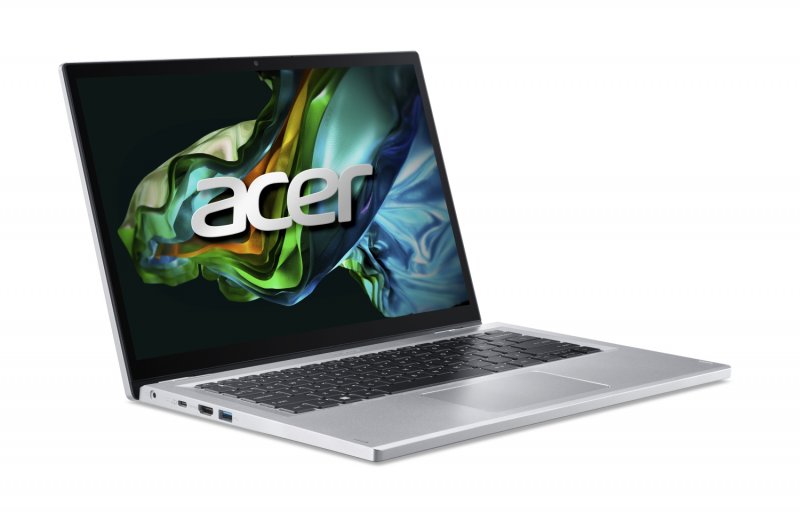 Acer Aspire 3 Spin 14/ A3SP14-31PT-C5Y3/ N100/ 14"/ WUXGA/ T/ 4GB/ 128GB SSD/ UHD/ W11S/ Silver/ 2R - obrázek č. 1