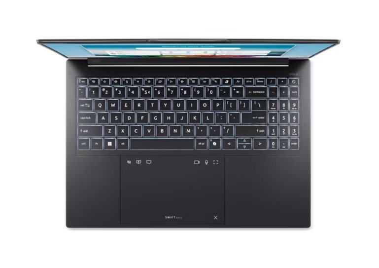 Acer Swift Go 16 AI / SFG16-I71-75VK / U7-355 / 16" / WUXGA / 16GB / 512GB / Intel int / W11H / Gray - obrázek č. 4