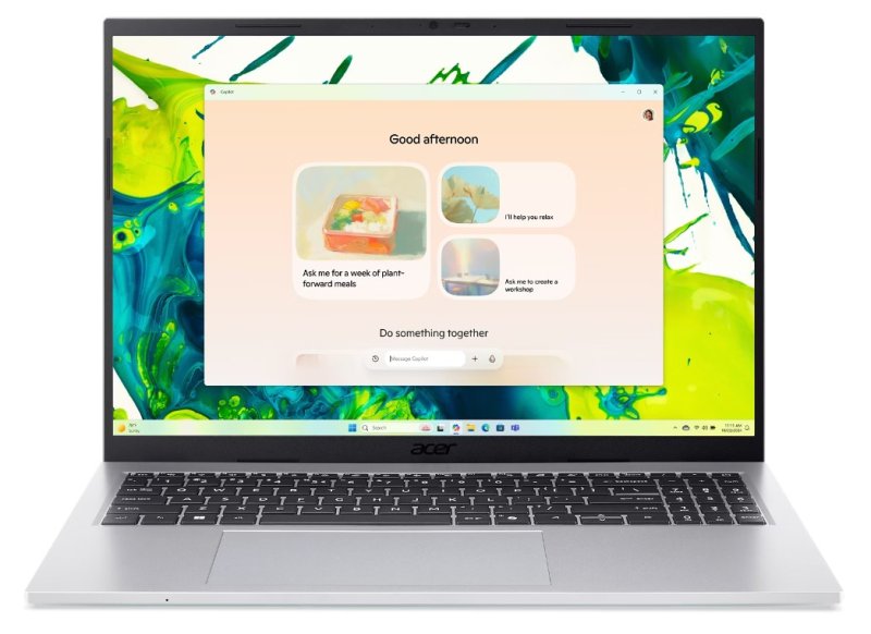 Acer Aspire Go 16 / AG16-71P-93TU / 9-270H / 16" / WUXGA / 16GB / 512GB / Intel int / W11H / Silver - obrázek produktu