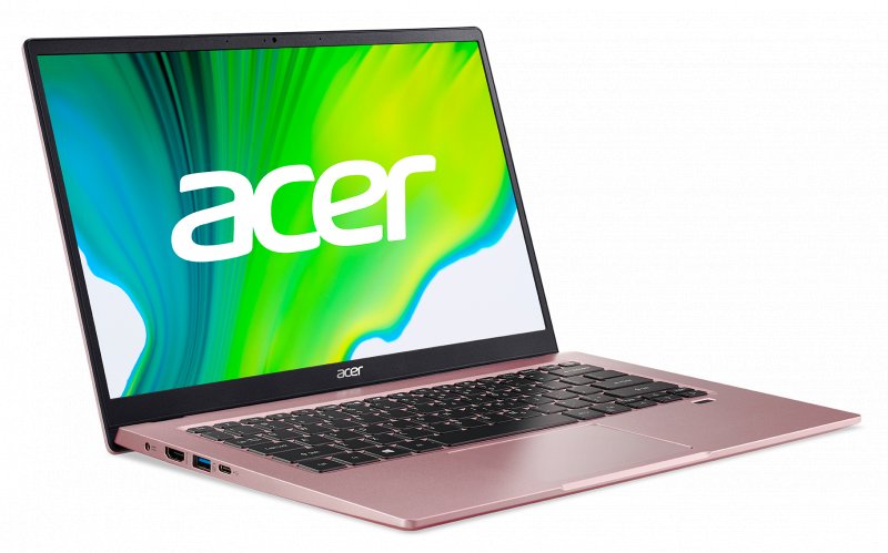 Acer Swift/ 1/ N6000/ 14"/ 1920x1200/ 4GB/ 128GB SSD/ UHD/ W10S/ Pink/ 2R - obrázek č. 1