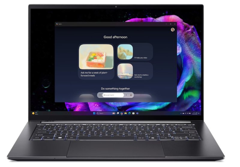 Acer Swift X 14 / SFX14-73G-990T / U9-285H / 14,5" / 2880x1800 / T / 32GB / 1TB / RTX 5070 / W11H / Silver - obrázek produktu